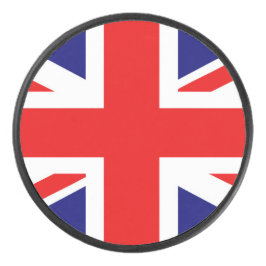 Britische Flagge Vereinigtes Königreich England Eishockey Puck
