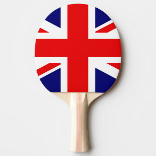 Britische Flagge Vereinigtes Königreich England Tischtennis Schläger