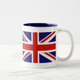 Britische Flagge Zweifarbige Tasse