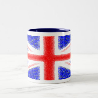 Britische Flagge Zweifarbige Tasse