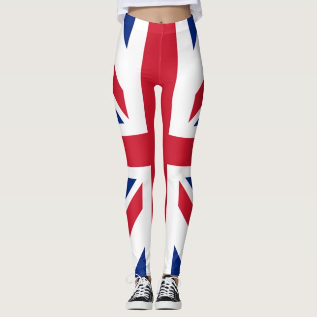 Britische Flaggen-britische coole Leggings (Vorderseite)