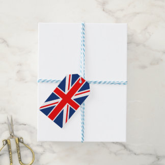 Britische Flaggen-Gift-Tags Geschenkanhänger