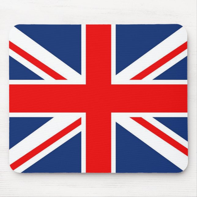 Britische Flaggen-Mausunterlage Mousepad (Vorne)