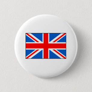 Britische Flaggen-T - Shirts und Geschenke Button