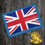 Britische Flaggenbörse, Patriot/Sport, Vereinigtes Tri-fold Geldbeutel<br><div class="desc">Patriotische Britische Flagge "Union Jack" Mode-Brieftasche & Vereinigtes Königreich / Großbritannien - Liebe mein Land,  Vatertag,  Urlaub,  Patrioten/Sportfans</div>
