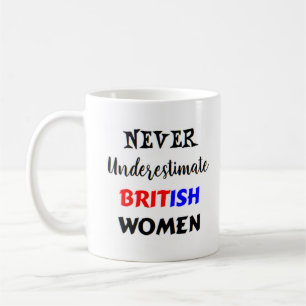 Britische Frauen Kaffeetasse