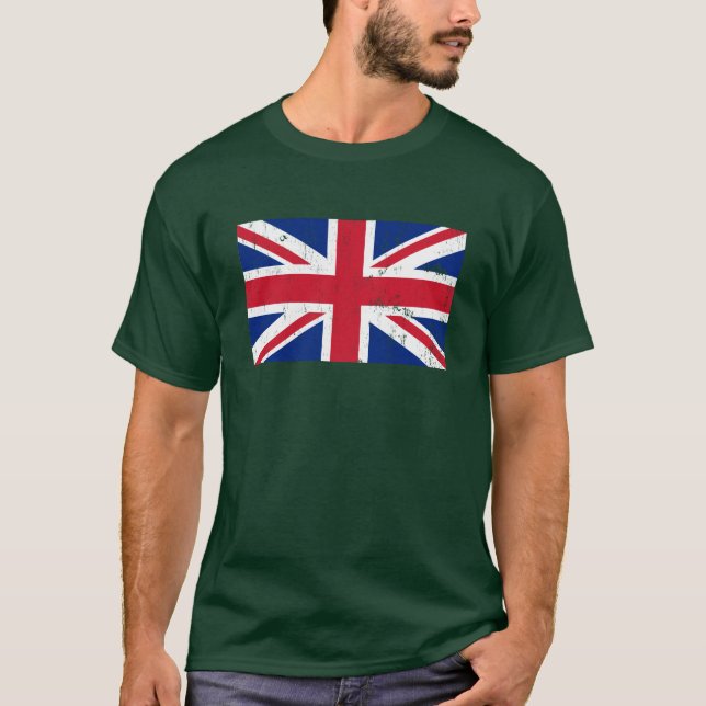 Britische GB-Flagge T-Shirt (Vorderseite)