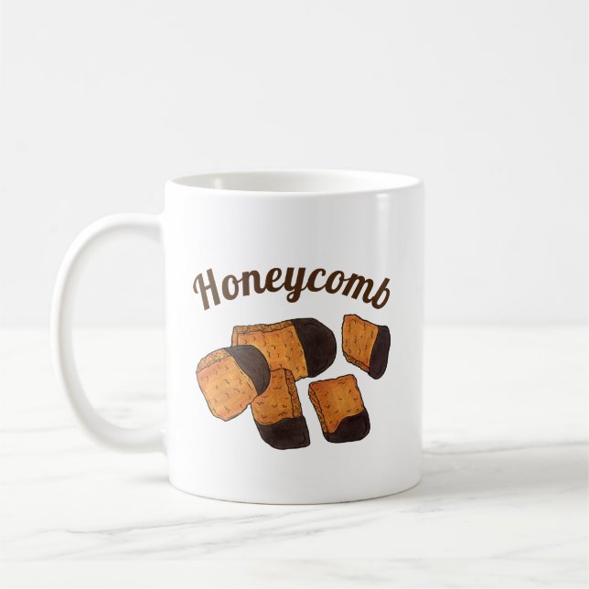Britische Honeycomb Schwamm Cinder Toffee Candy Sw Kaffeetasse (Links)