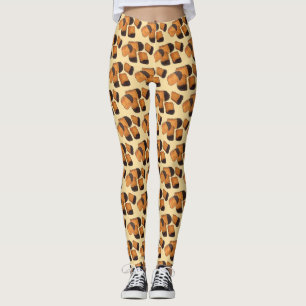 Britische Honeycomb Schwamm Cinder Toffee Candy Sw Leggings