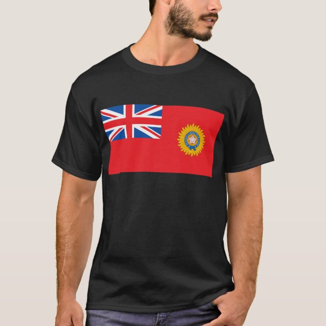 Britische Indien-Flagge T-Shirt (Vorderseite)