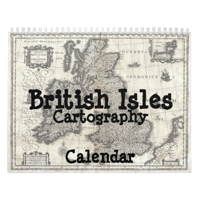 Britische Insel-Kartographie-Kalender Kalender (Titelbild)