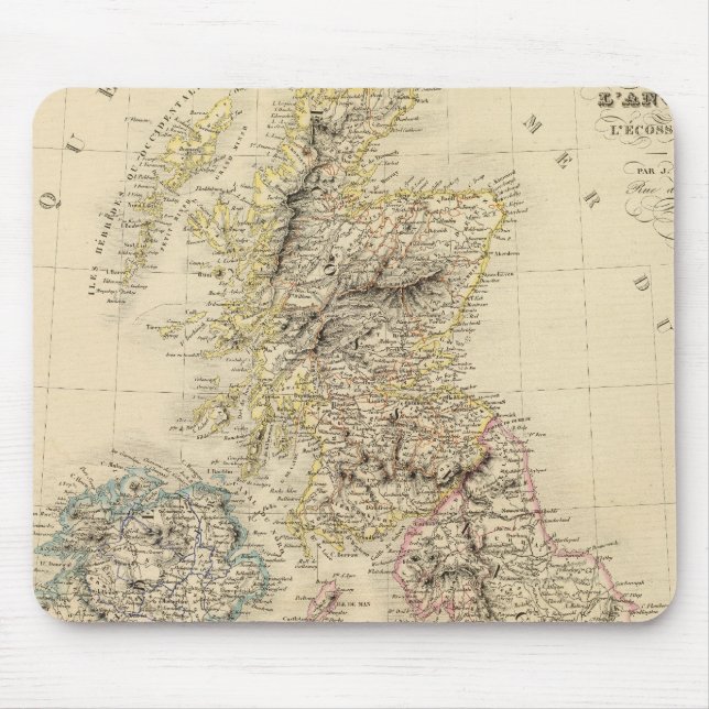 Britische Inseln 2 Mousepad (Vorne)