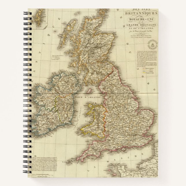 Britische Inseln 4 Notizbuch (Vorderseite)