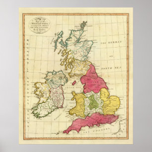 Britische Inseln 5 Poster