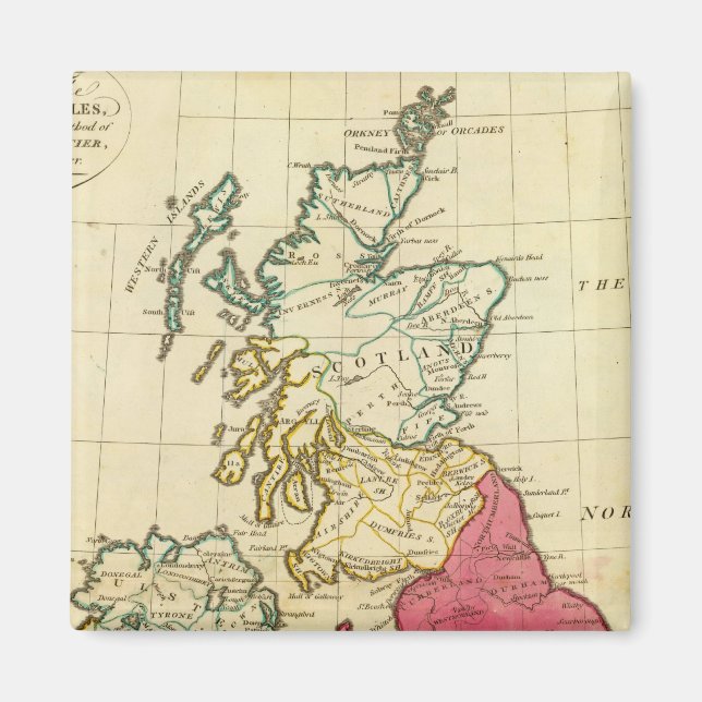 Britische Inseln 6 Magnet (Vorne)