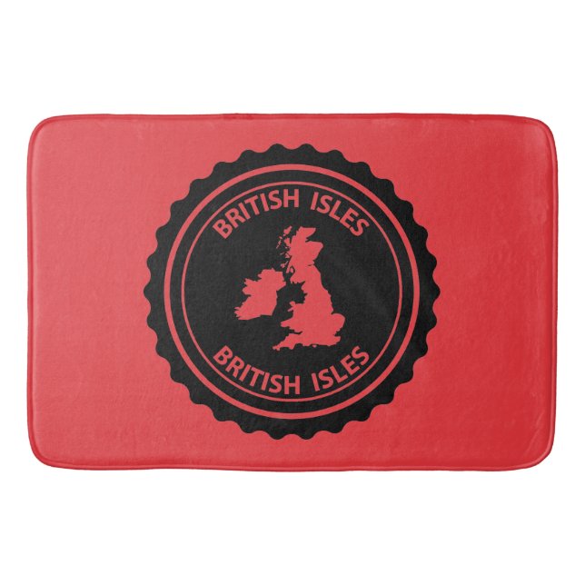 Britische Inseln Badematte (Vorderseite)