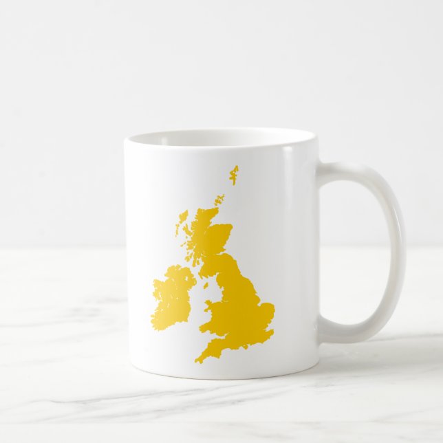 Britische Inseln - Bernstein Kaffeetasse (Rechts)