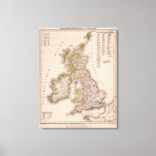 Britische Inseln, England, Irland Leinwanddruck