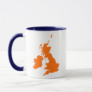 Britische Inseln - Orange Tasse