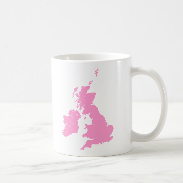 Britische Inseln - Rosa Tasse (Rechts)