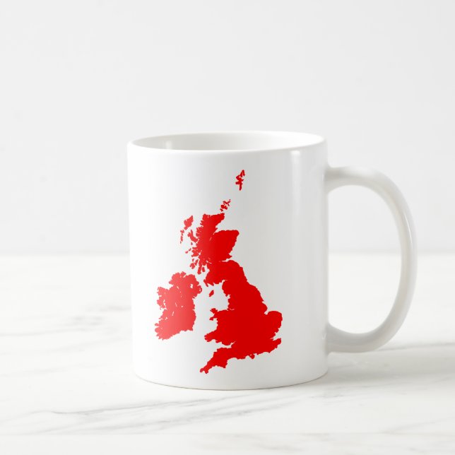 Britische Inseln - Rot Tasse (Rechts)