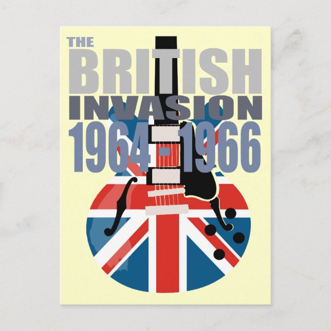 Britische Invasion 2 Postkarte (Vorderseite)