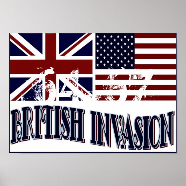 BRITISCHE INVASION POSTER (Vorne)