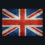 Britische Jack-Flagge im Retrostil Poster<br><div class="desc">Britische Union Jack Ensign Fahne Maßstab 3:5 mit einer Vintagen Retro oder Grungy Textur. Die heutige Gestaltung der Gewerkschaft Flag stammt aus einer königlichen Erklärung nach der Gewerkschaft von Großbritannien und Irland im Jahr 1801. Die Fahne verbindet drei alte Nationalflaggen: das rote Kreuz des St. George des Königreichs England, der...</div>