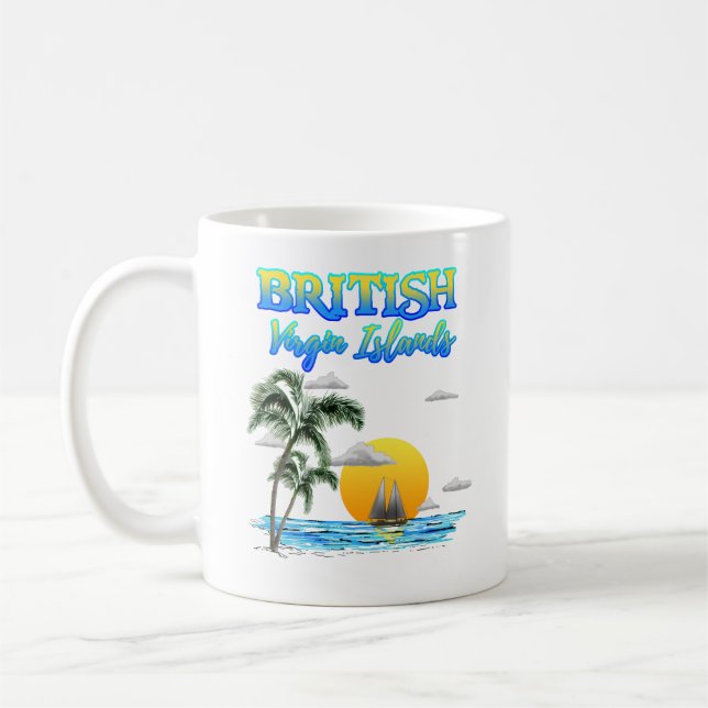 Britische Jungfrau Kaffeetasse (Links)