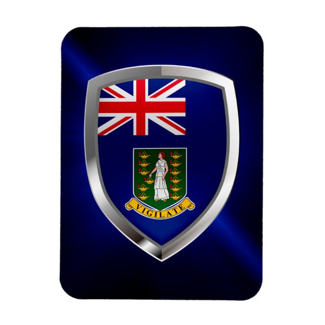 Britische Jungfrau Magnet (Vertikal)