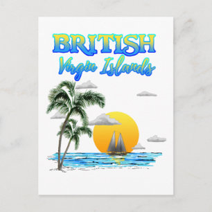 Britische Jungfrau Postkarte