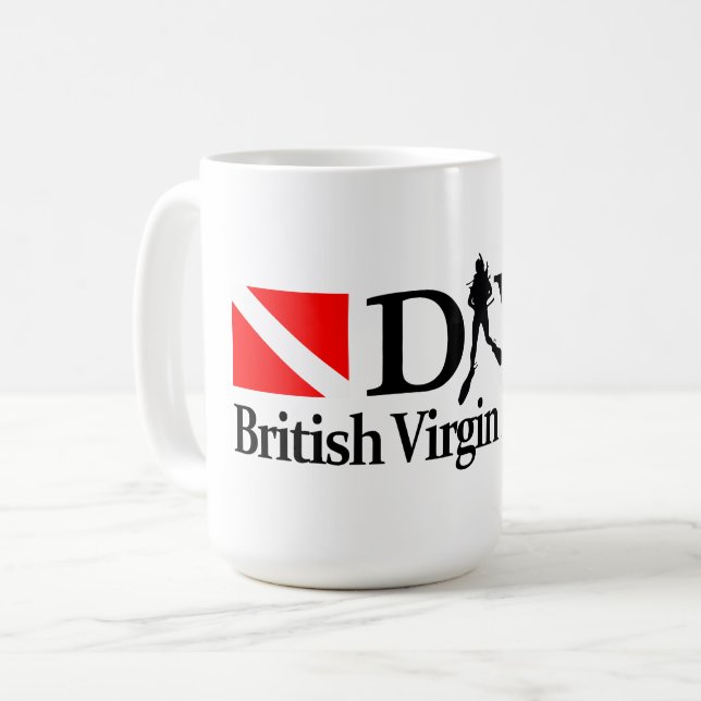 Britische Jungfrauen-Inseln DV4 Kaffeetasse (Vorderseite Links)