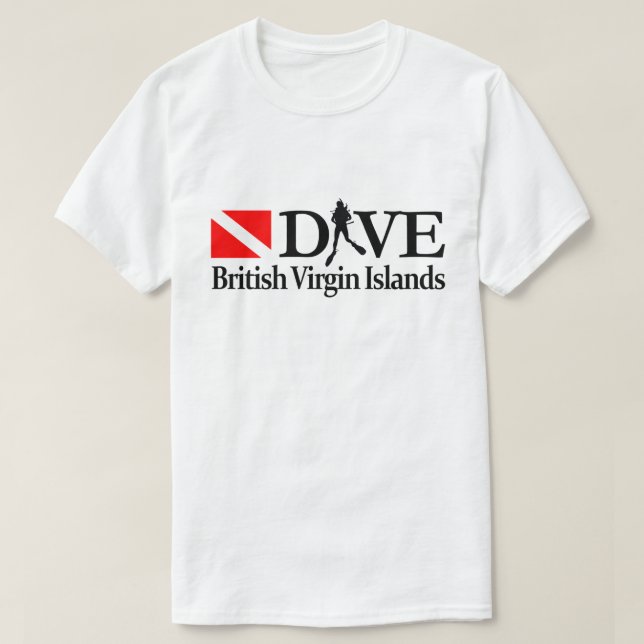 Britische Jungfrauen-Inseln DV4 T-Shirt (Design vorne)