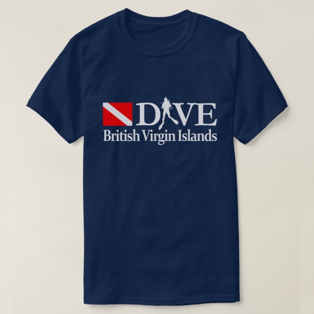 Britische Jungfrauen-Inseln DV4 T-Shirt (Design vorne)
