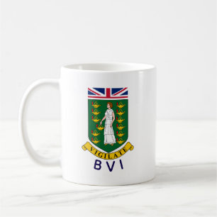Britische Jungfrauen Kaffeetasse