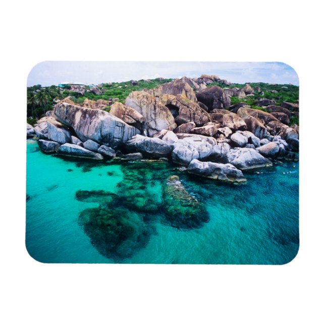 Britische Jungfrauen Magnet (Horizontal)