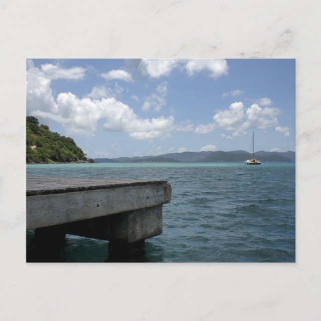 Britische Jungfrauen Postkarte (Vorderseite)