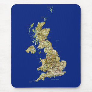 BRITISCHE Karte Mousepad