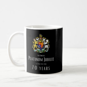 Britische Königin Monarchie The Queens Platinum Ju Kaffeetasse