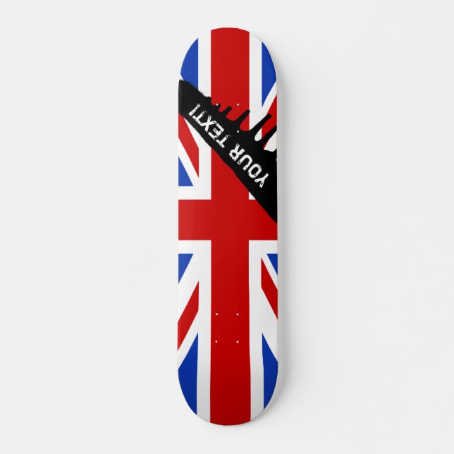 Britische Königreich-Flagge Skateboard (Vorne)