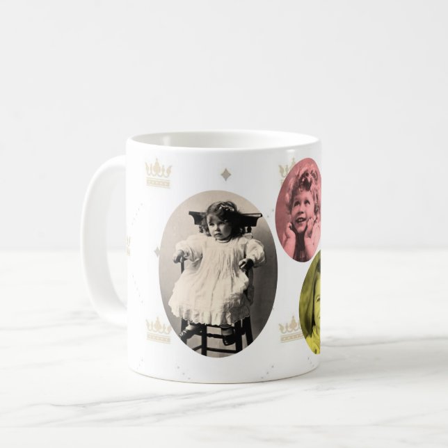 Britische Königsmädchen Kaffeetasse (Vorderseite Links)