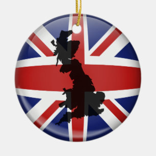 BRITISCHE Kugel Keramik Ornament