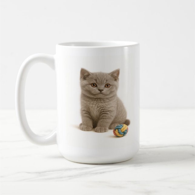Britische Kurzhaar und Garnball Bliss Kaffeetasse (Links)
