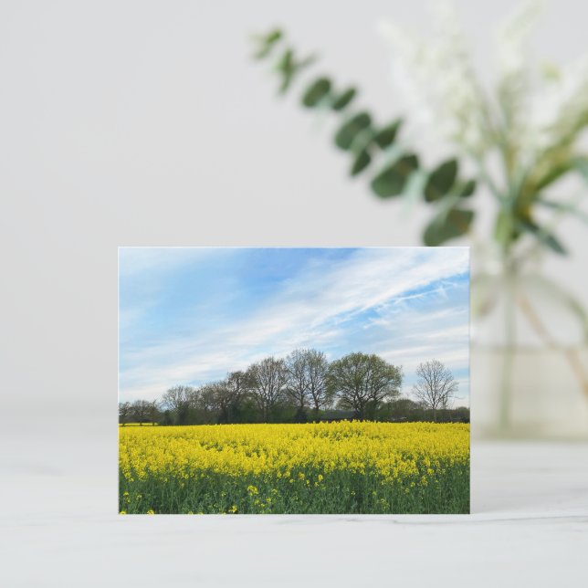 Britische Landschaft Postkarte (Stehend Vorderseite)