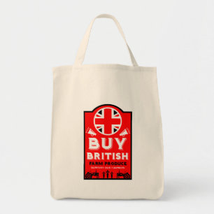 Britische Landwirtschaftsunterstützung Tragetasche