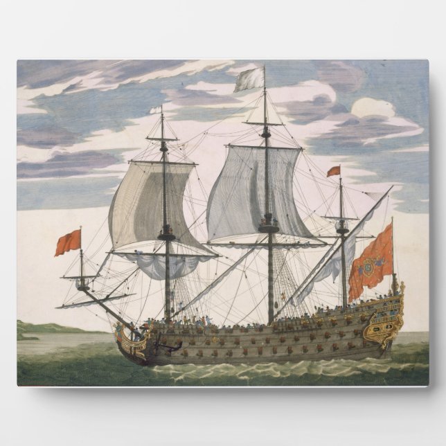 Britische Marine: ein erstklassiges Schiff, das di Fotoplatte (Vorderseite)