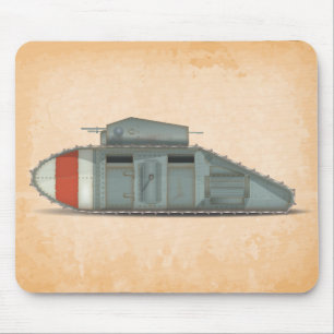 Britische Mark 1 Tank Mousepad
