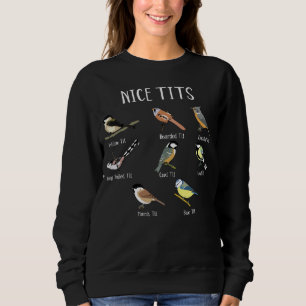 Britische Meisen Vögel Vogelbeobachtung Humor Sweatshirt