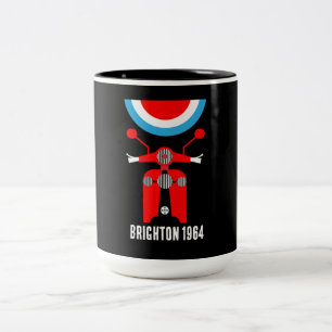 Britische Mods 1964 Zweifarbige Tasse