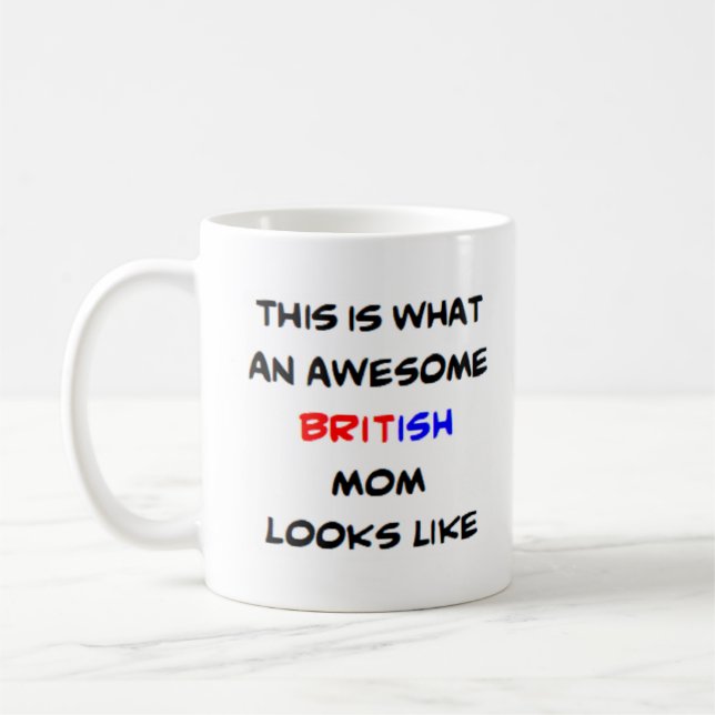 Britische Mutter, phantastisch Kaffeetasse (Links)